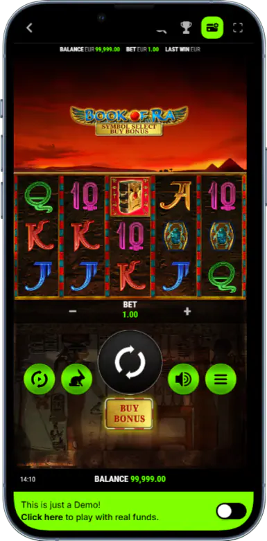 Spielen Sie mobile Slots im Spinit Casino